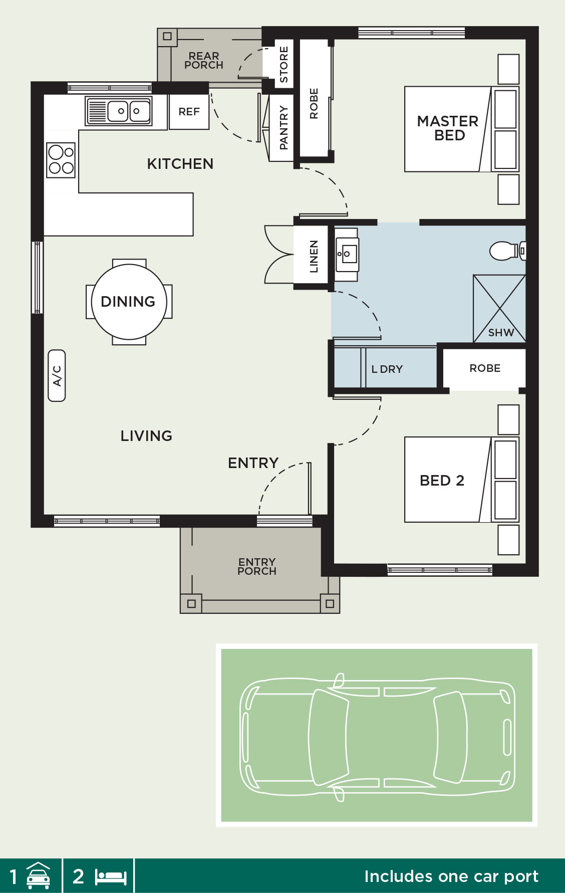 the bay floor plan